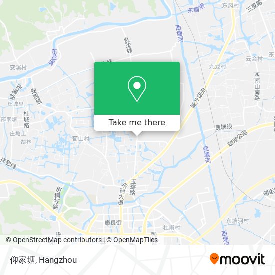 仰家塘 map