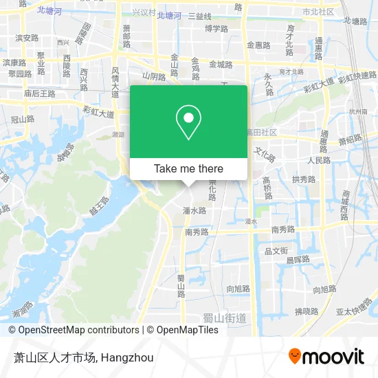 萧山区人才市场 map