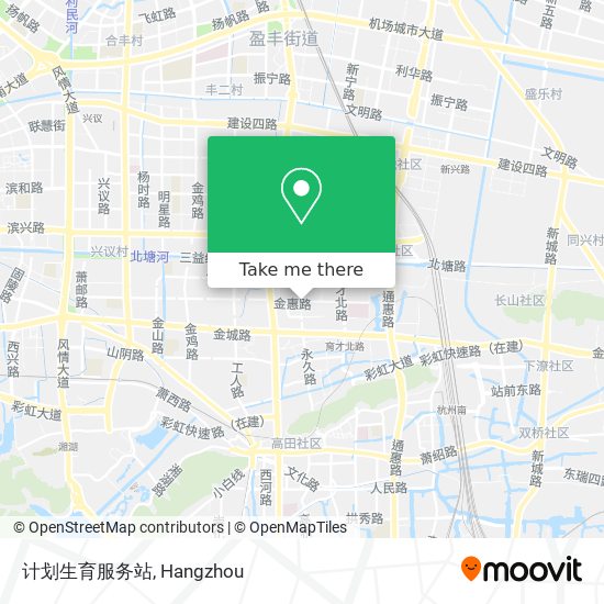计划生育服务站 map