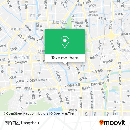 朝晖7区 map