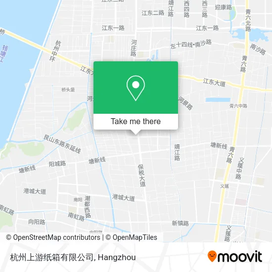 杭州上游纸箱有限公司 map