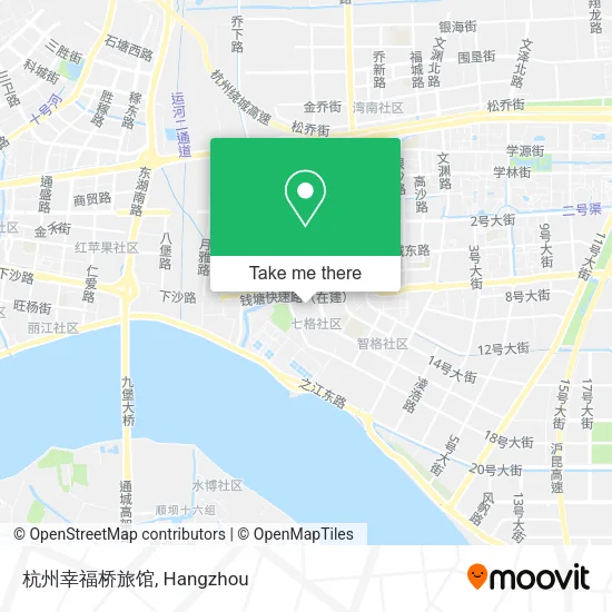 杭州幸福桥旅馆 map