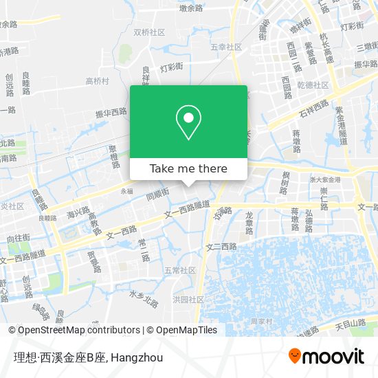 理想·西溪金座B座 map