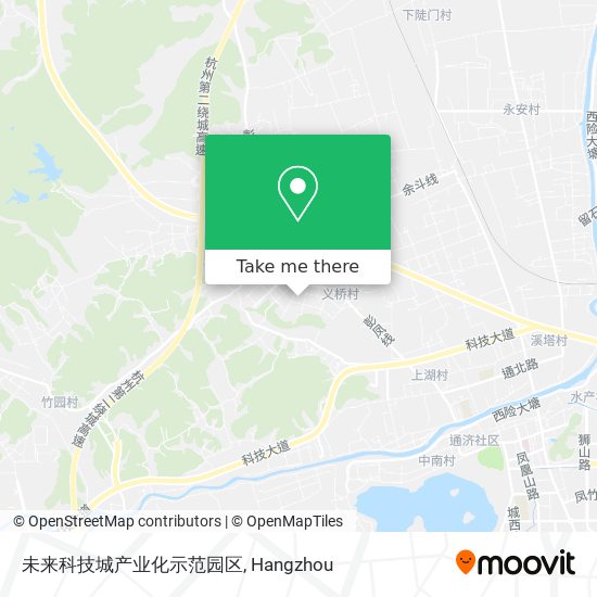 未来科技城产业化示范园区 map