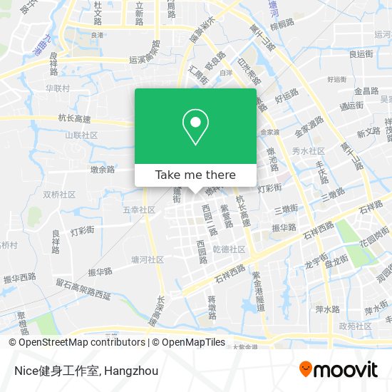 Nice健身工作室 map
