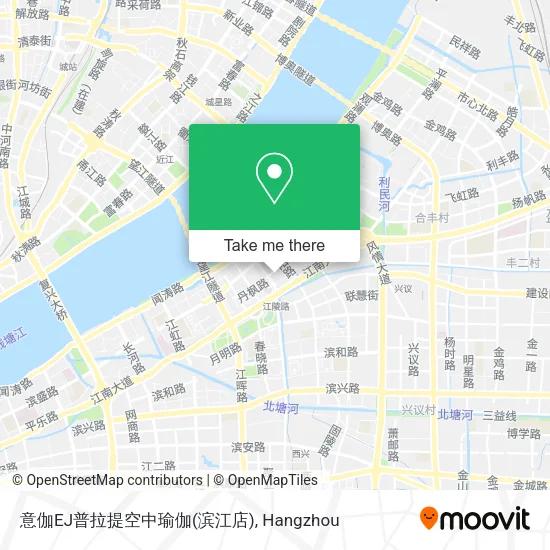 意伽EJ普拉提空中瑜伽(滨江店) map