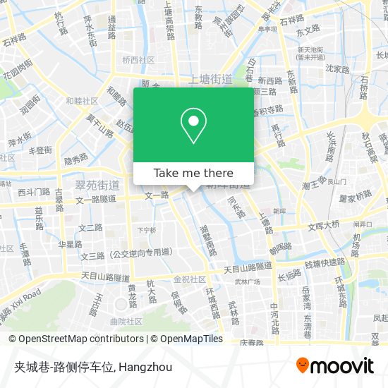 夹城巷-路侧停车位 map