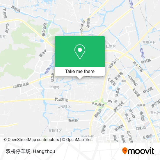 双桥停车场 map