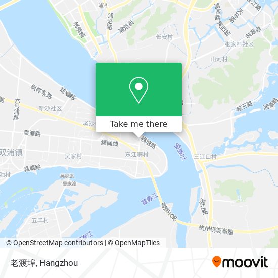 老渡埠 map