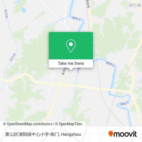 萧山区浦阳镇中心小学-南门 map