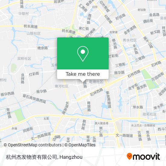 杭州杰发物资有限公司 map