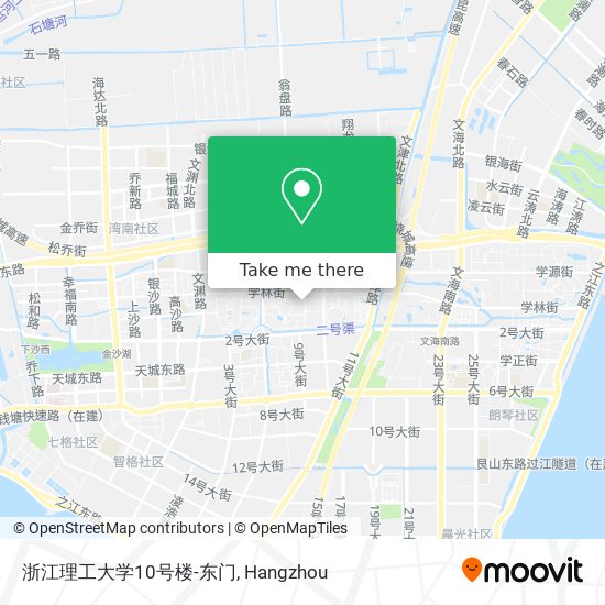 浙江理工大学10号楼-东门 map