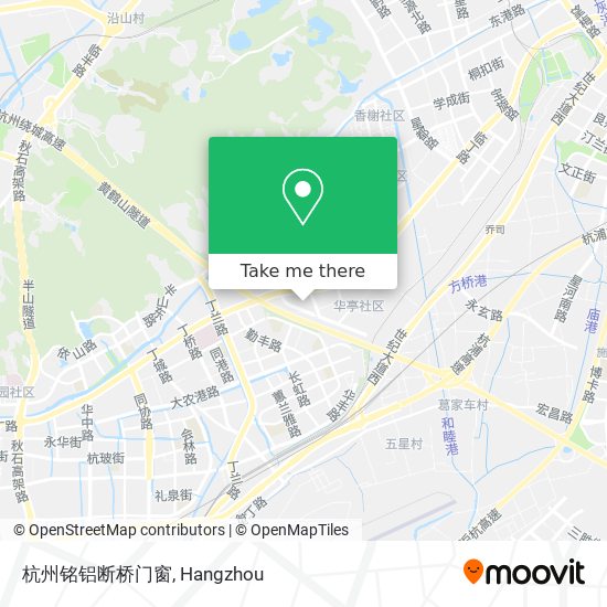 杭州铭铝断桥门窗 map