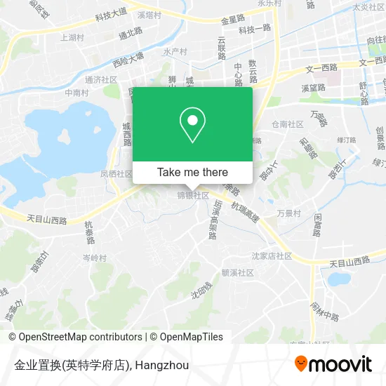 金业置换(英特学府店) map