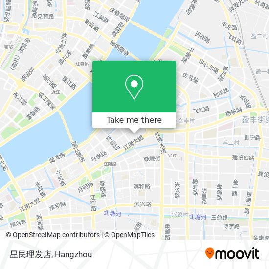 星民理发店 map