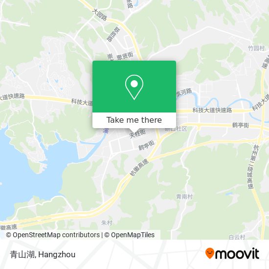 青山湖 map
