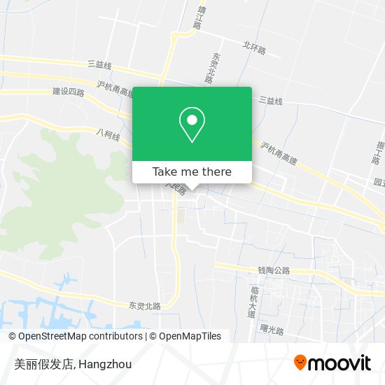 美丽假发店 map