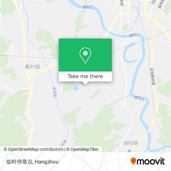 临时停靠点 map