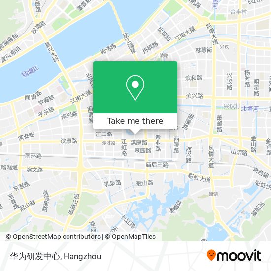 华为研发中心 map