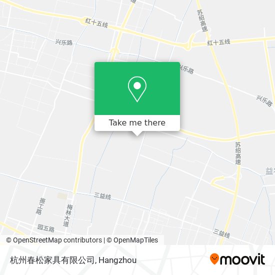 杭州春松家具有限公司 map
