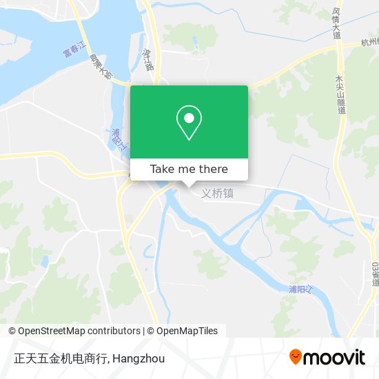 正天五金机电商行 map