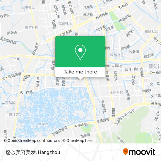 怒放美容美发 map