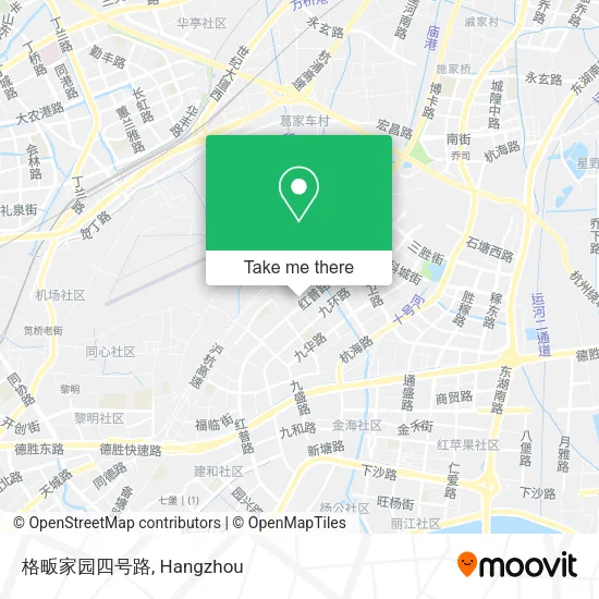 格畈家园四号路 map