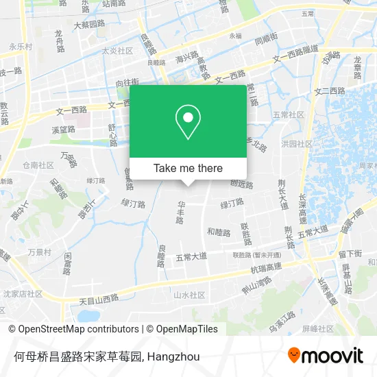 何母桥昌盛路宋家草莓园 map