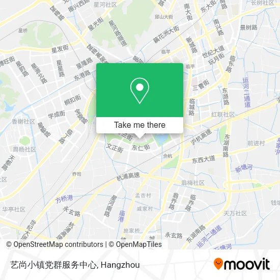 艺尚小镇党群服务中心 map
