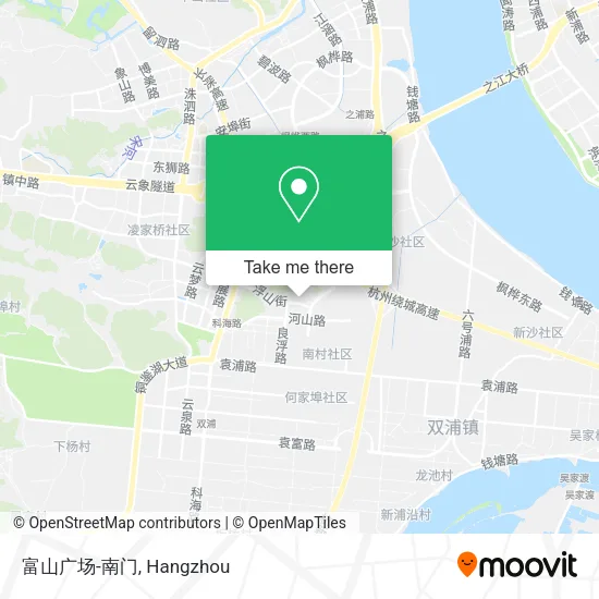 富山广场-南门 map