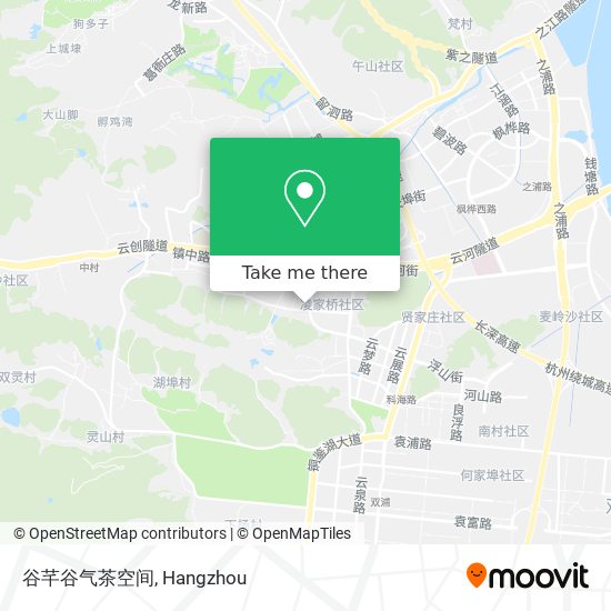 谷芊谷气茶空间 map