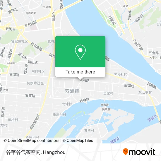 谷芊谷气茶空间 map