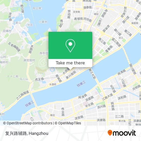 复兴路辅路 map