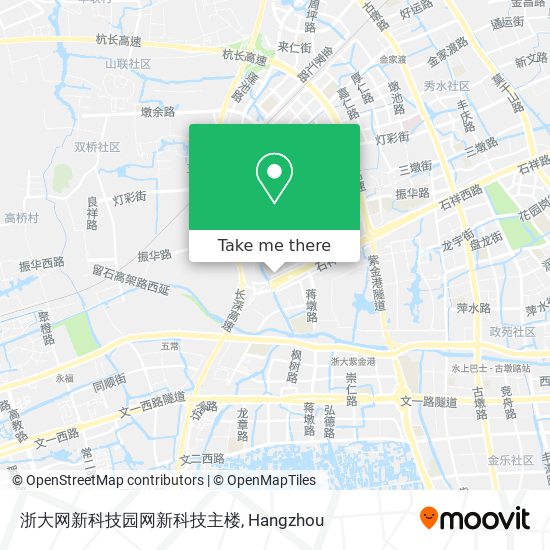 浙大网新科技园网新科技主楼 map