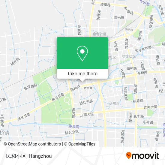 民和小区 map