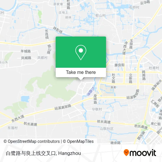 白鹭路与良上线交叉口 map