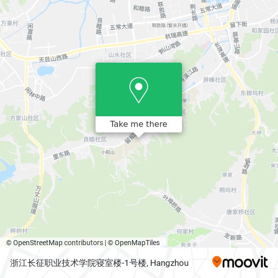 浙江长征职业技术学院寝室楼-1号楼 map