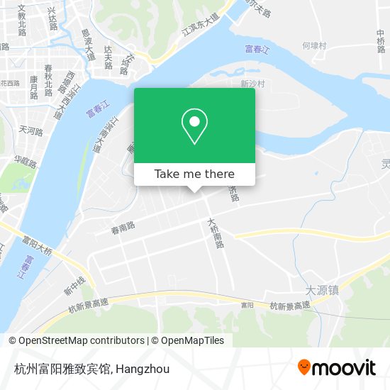 杭州富阳雅致宾馆 map