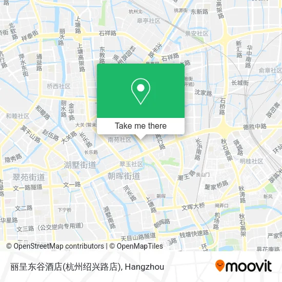 丽呈东谷酒店(杭州绍兴路店) map