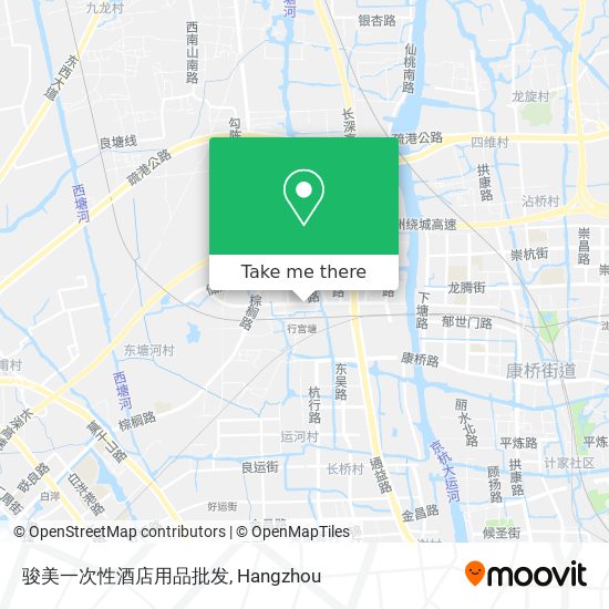 骏美一次性酒店用品批发 map