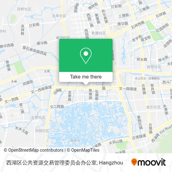 西湖区公共资源交易管理委员会办公室 map