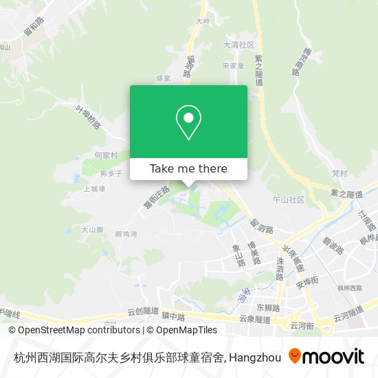 杭州西湖国际高尔夫乡村俱乐部球童宿舍 map