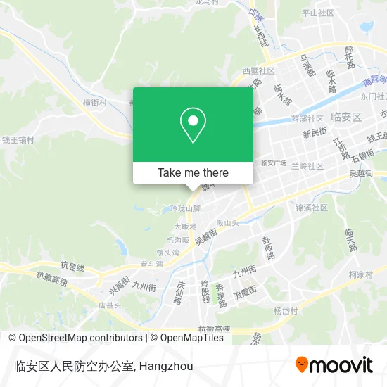 临安区人民防空办公室 map