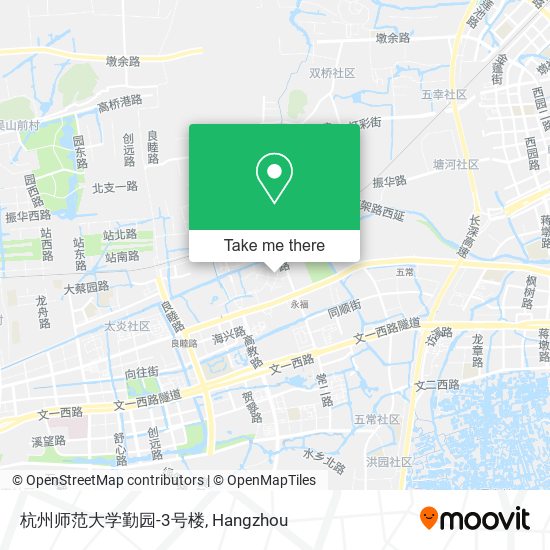 杭州师范大学勤园-3号楼 map