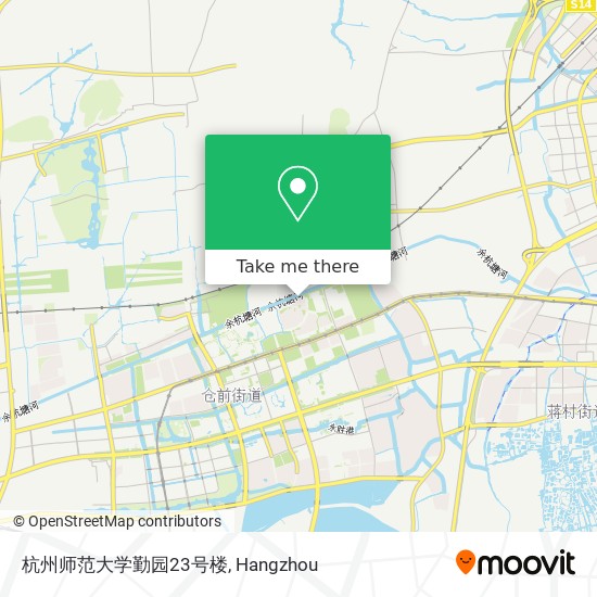 杭州师范大学勤园23号楼 map