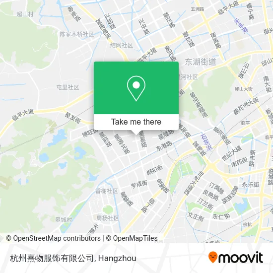 杭州熹物服饰有限公司 map