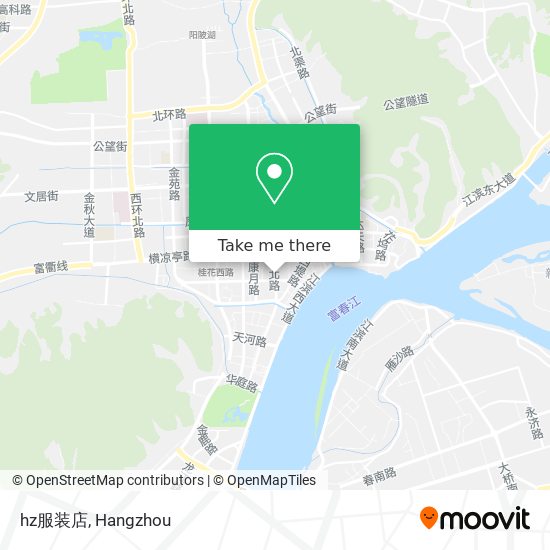 hz服装店 map