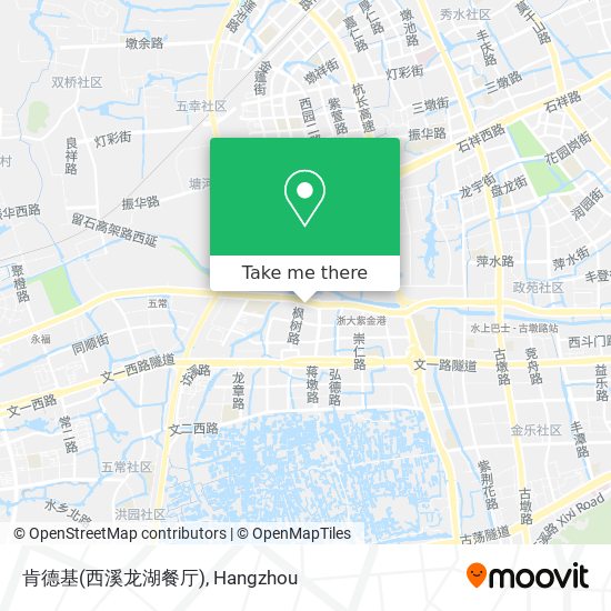 肯德基(西溪龙湖餐厅) map