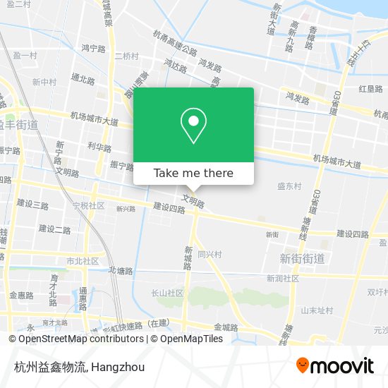 杭州益鑫物流 map