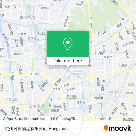 杭州时速物流有限公司 map
